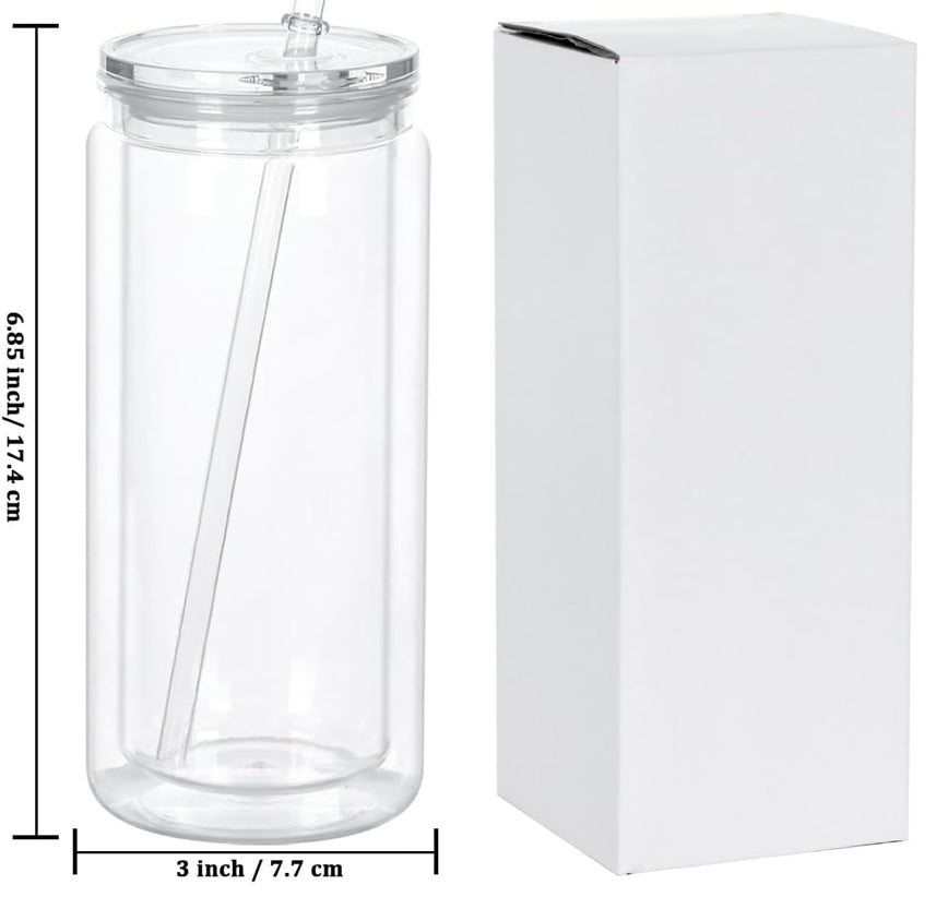 customizable 20oz plastic snow globe cup