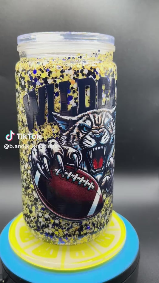 WILDCATS FOOTBALL 16oz
